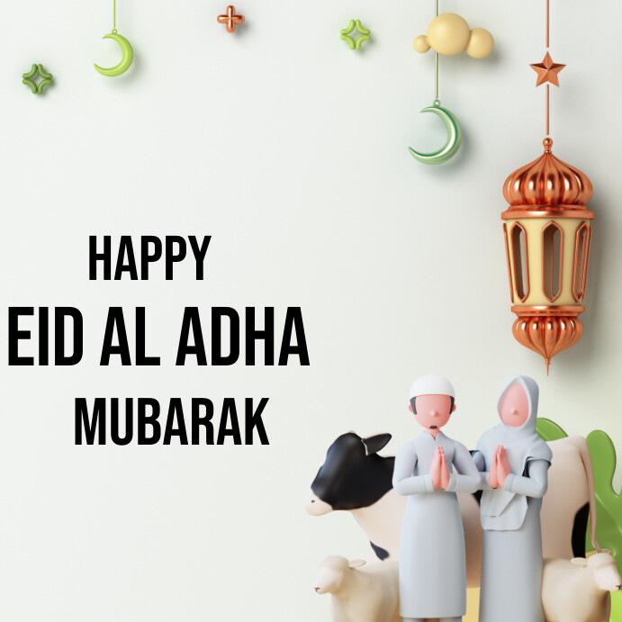 Happy Eid al adha wish templates | PosterMyWall