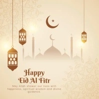 happy eid al fitr Message Instagram template