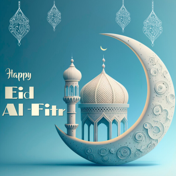 Happy Eid Al -fitr  Instagram Post template