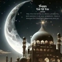 happy eid ul fitr Instagram Post template