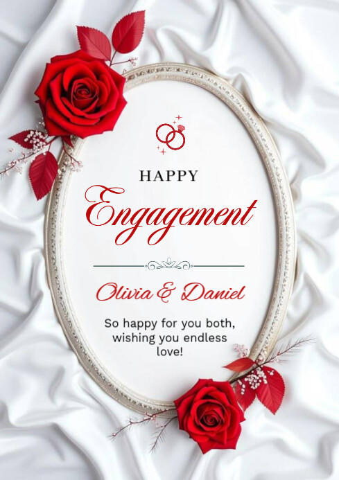 Happy engagement Template | PosterMyWall