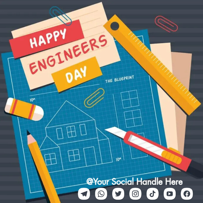 happy engineers day Template | PosterMyWall
