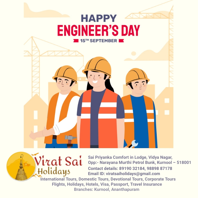 Happy Engineers day Template | PosterMyWall
