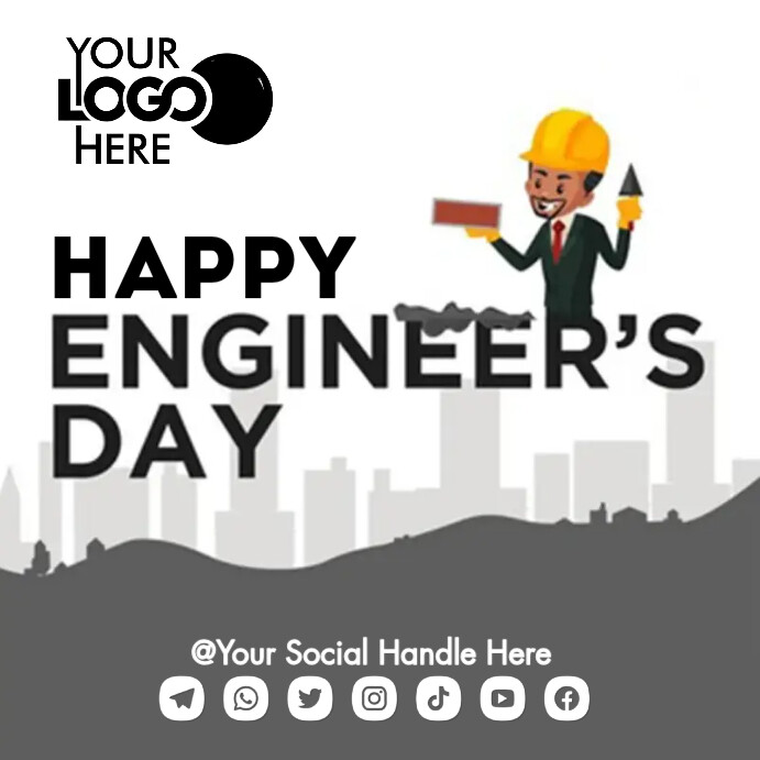 happy engineers day Template | PosterMyWall