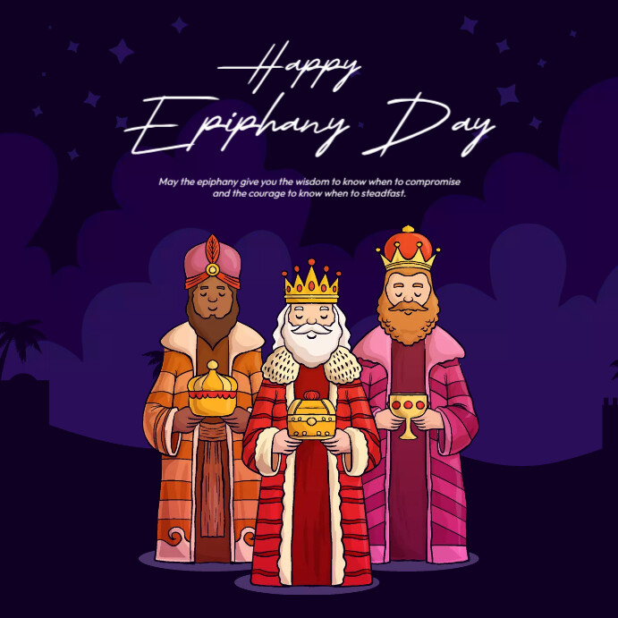 Happy Epiphany Day Template | PosterMyWall