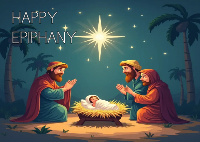 Epiphany Science Happy Epiphany Day: Celebrate Epiphany with stunning posters Template ...