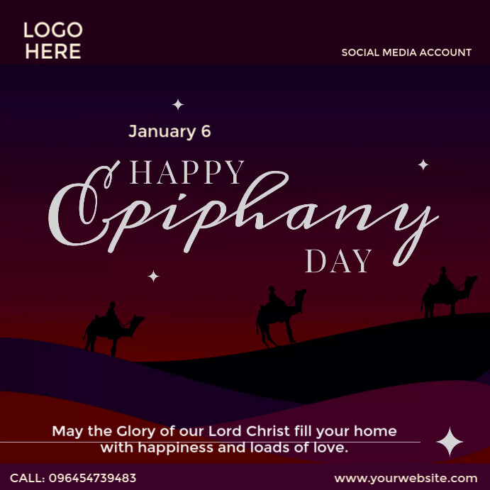 happy epiphany Template | PosterMyWall