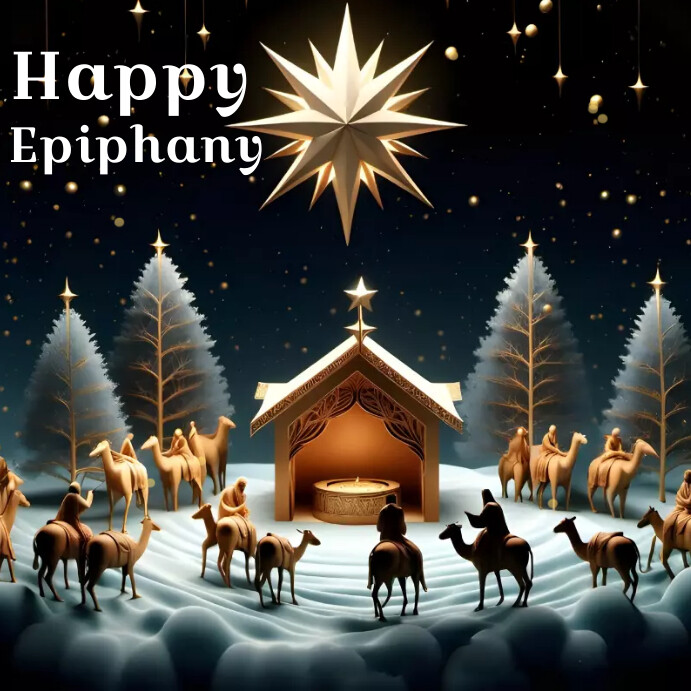 Happy Epiphany Template | PosterMyWall
