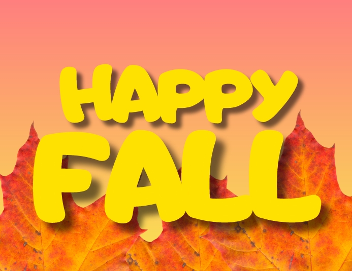 Happy Fall Template PosterMyWall