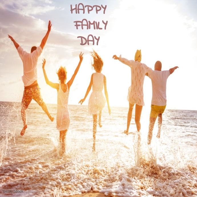 Happy Family Day Message Instagram template