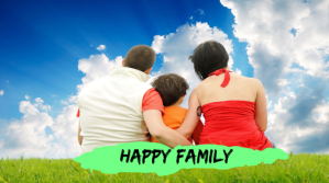 Putih HAPPY FAMILY YouTube-miniature Template