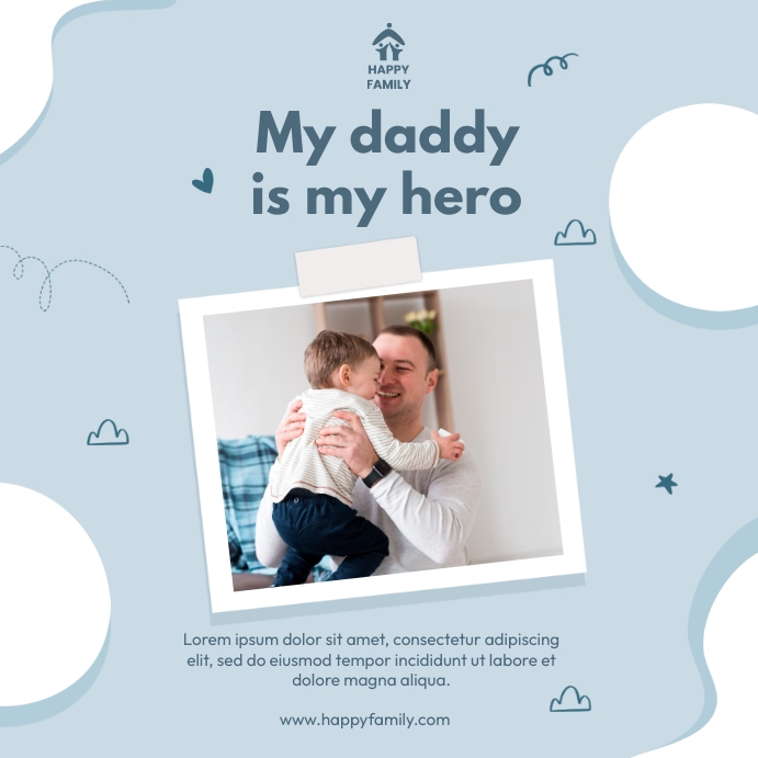 Family Offer Posts Happy Family Event Ads Template | PosterMyWall