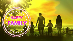 HAPPY FAMILY VEDIO TEMPLATE YouTube Thumbnail