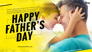 Happy Father's Day Blog Header 博客标题 template