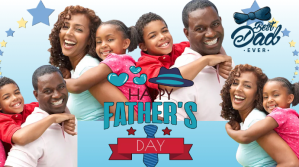 Happy Father's Day Collage Template Digitalt display (16:9)