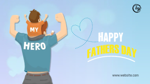Happy Father's Day Сообщение Twitter template
