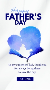 happy father's day Instagram Story template