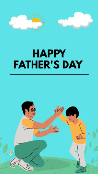 Happy father's day Instagram Story template