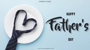 Happy Father's Day Præsentation (16:9) template