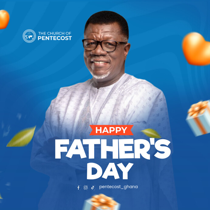 Happy Father's Day Publicação no Instagram template
