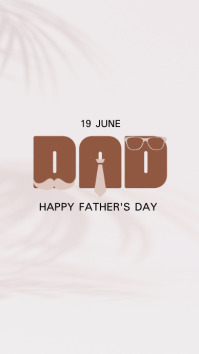 Happy father's day Instagram Story template