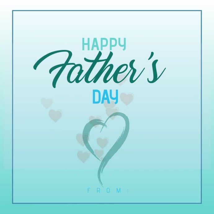 Happy Father's day IG โพสต์บน Instagram template