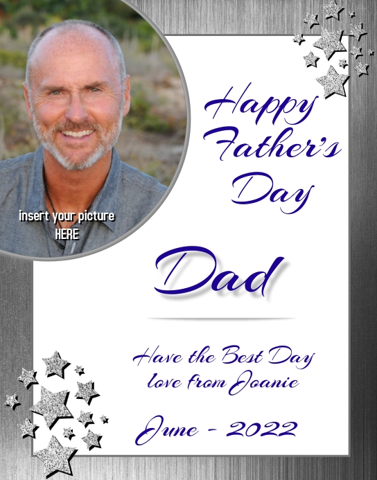 Happy Father's Day Cartaz/placa template