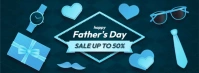 Happy Father's Day Event Ads Фотография обложки профиля Facebook template