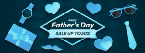 Happy Father's Day Event Video Ads Facebook-Cover template