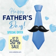 Happy Father's Day Instagram Post template