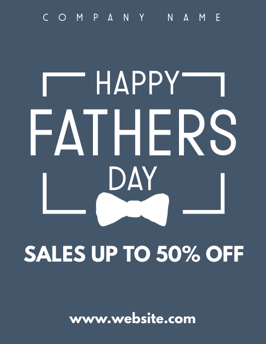 Happy Father S Day Sales Advertisement Flyer Template Postermywall Fathers Day 2022 Sales