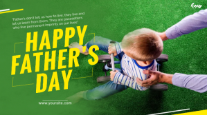 Happy Father's Day Twitter Post Twitter-Beitrag template