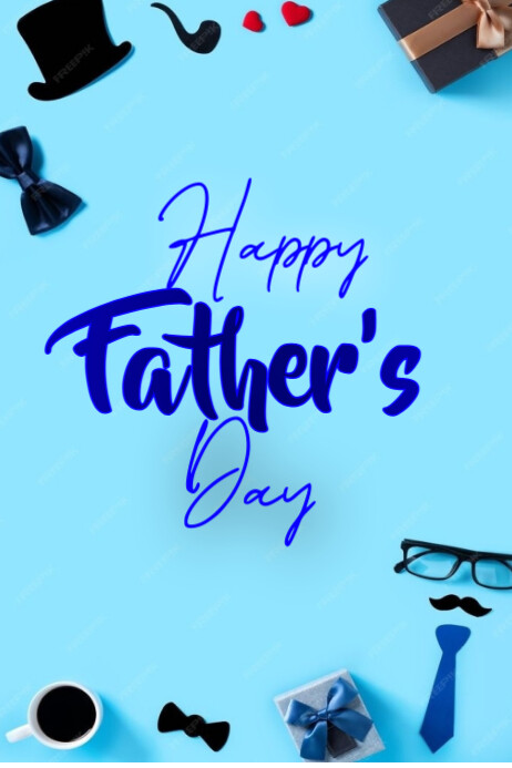 Happy Father’s Day 2025 templates 海报