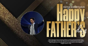 happy Father’s day Church post design template Obraz udostępniany na Facebooku