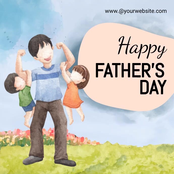 Happy Father's Day Ads Template | PosterMyWall