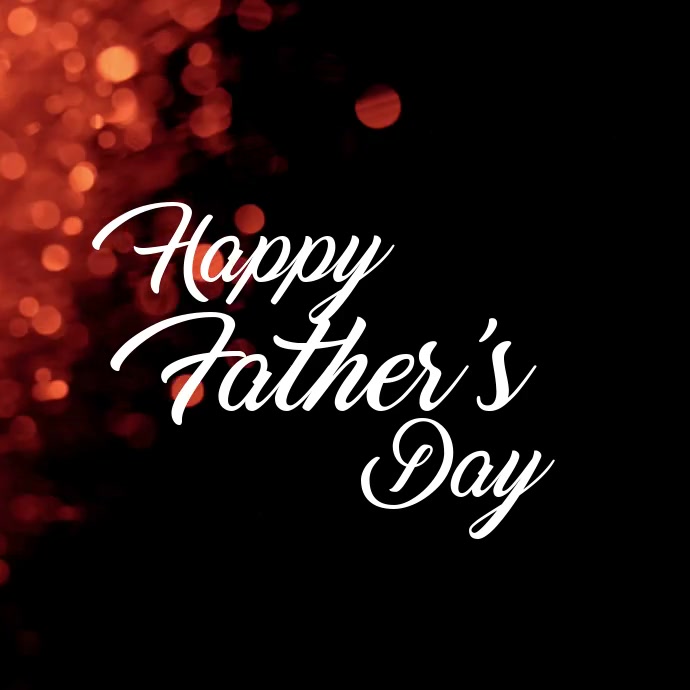 Happy Father's Day Kwadrat (1:1) template
