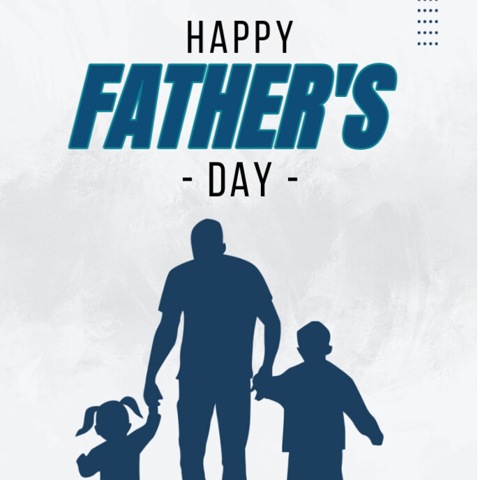 Happy father's day Album Cover template
