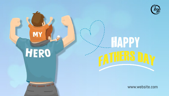 Happy Father's Day Nagłowek bloga template
