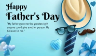 happy father's day Tag template