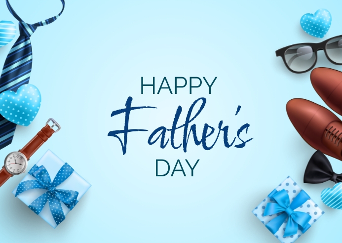 Happy Father's Day Pocztówka template
