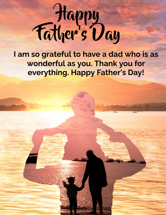 Happy Father's day Template | PosterMyWall