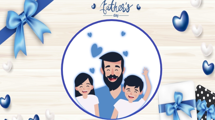 Happy Father's Day Miniatura na YouTube template