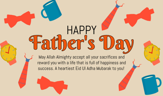 happy father's day Tag template