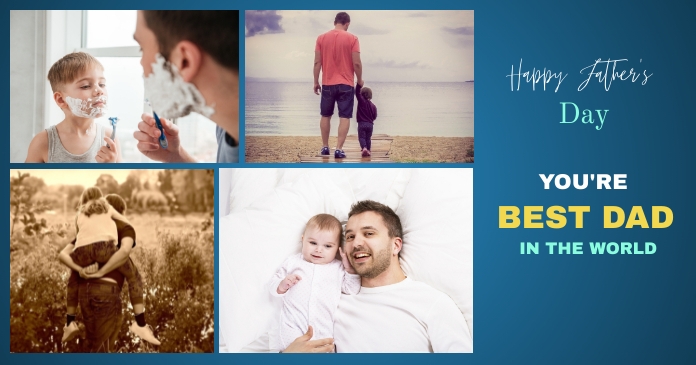 Happy father's day facebook post Template | PosterMyWall