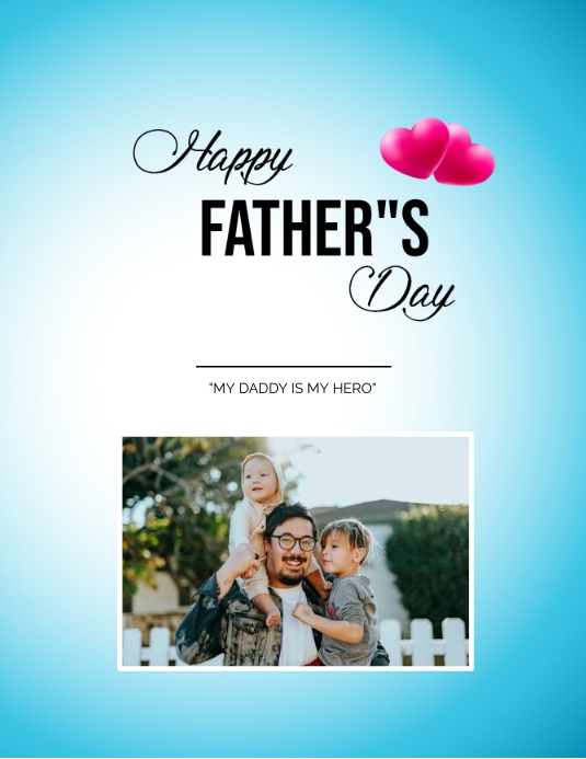 happy father's day facebook share Template | PosterMyWall