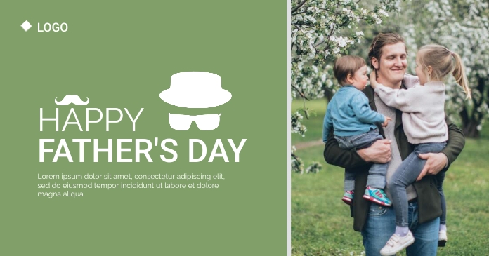 Happy Father's Day Facebook Share Image Template | PosterMyWall