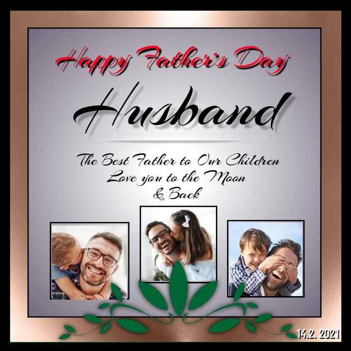 Happy Father's Day Husband Template | PosterMyWall
