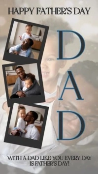 HAPPY FATHER'S DAY INSTAGRAM STORY POST DESIG template