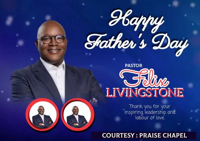 Happy Father's day Pastor pastor's day (1) Template | PosterMyWall