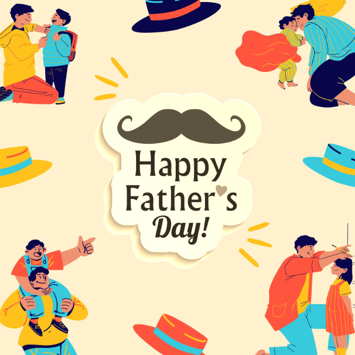 Happy Father's Day Template PosterMyWall